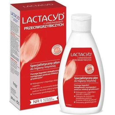 Lactacyd, Soins intimes, Liquide gynécologique antifongique pour l'hygiène intime 200 ml - 677377 (Lotion de toilette intime, 200 ml) - Publicité Lactacyd, Soins intimes, Liquide gynécologique antifongique pour l'hygiène intime 200 ml - 677377 (Lotion de toilette intime, 200 ml) - Publicité