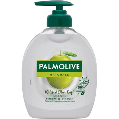Palmolive, Savon pour les mains, Savon Lait & Olive (Savon liquide, 300 ml) - Publicité Palmolive, Savon pour les mains, Savon Lait & Olive (Savon liquide, 300 ml) - Publicité