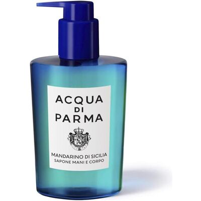 Acqua Di Parma, Savon pour les mains, Mandarino di sicilia (Savon liquide, 300 ml) - Publicité Acqua Di Parma, Savon pour les mains, Mandarino di sicilia (Savon liquide, 300 ml) - Publicité