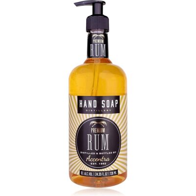 Accentra, Savon pour les mains, MEN CLASSICS Savon pour les mains RUM en distributeur à pompe (Savon liquide, 720 ml) - Publicité Accentra, Savon pour les mains, MEN CLASSICS Savon pour les mains RUM en distributeur à pompe (Savon liquide, 720 ml) - Publicité