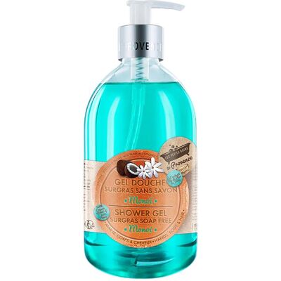 Nuxe, Gel douche, Les Petites Bains De Provence Monoi Shower Gel For Body Face & Hair 500 Ml For Sensitive Skin (500 ml) - Publicité Nuxe, Gel douche, Les Petites Bains De Provence Monoi Shower Gel For Body Face & Hair 500 Ml For Sensitive Skin (500 ml) - Publicité