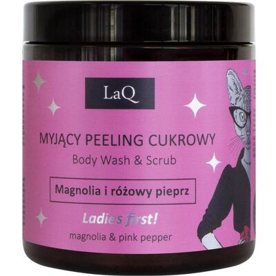 LaQ, Gel douche, Kitty Magnolia Gommage pour le corps Magnolia & Pink Pepper 200Ml (200 ml) - Publicité LaQ, Gel douche, Kitty Magnolia Gommage pour le corps Magnolia & Pink Pepper 200Ml (200 ml) - Publicité