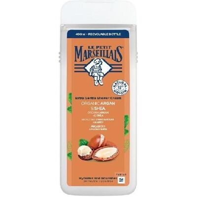 Le Petit Marseillais, Gel douche, Crème de douche extra-douce Argan & Karité 400Ml (400 ml) - Publicité Le Petit Marseillais, Gel douche, Crème de douche extra-douce Argan & Karité 400Ml (400 ml) - Publicité