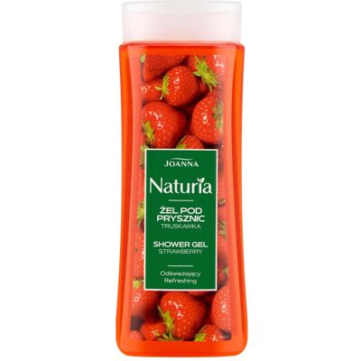 Joanna, Gel douche, Gel douche Fraise, 300 ml (300 ml) - Publicité Joanna, Gel douche, Gel douche Fraise, 300 ml (300 ml) - Publicité