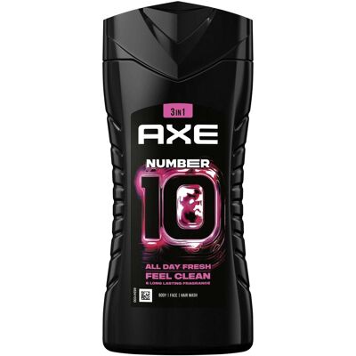 AXE, Gel douche, Dusche Number 10 (250 ml) - Publicité AXE, Gel douche, Dusche Number 10 (250 ml) - Publicité