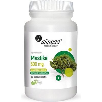 Aliness Mastika 500 mg - Complément alimentaire - Publicité Aliness Mastika 500 mg - Complément alimentaire - Publicité