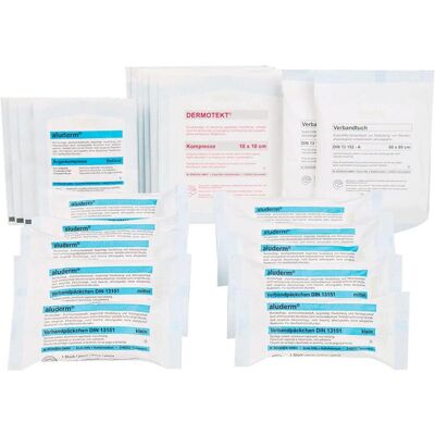 Trousse de Premiers Secours Söhngen - Compresses Stériles - 20 Ans de Durée de Conservation - Publicité Trousse de Premiers Secours Söhngen - Compresses Stériles - 20 Ans de Durée de Conservation - Publicité