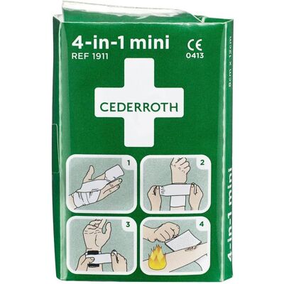 Cederroth, Bandage médical, Small Bloodstopper Dressing - Publicité Cederroth, Bandage médical, Small Bloodstopper Dressing - Publicité
