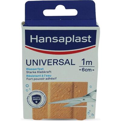 Hansaplast, Pansements, Universal 1m x 6cm (1x) - Publicité Hansaplast, Pansements, Universal 1m x 6cm (1x) - Publicité