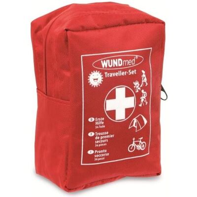 Wundmed, Kit premiers secours, Kit de premiers secours Traveller 36 pièces (Accessoires de trousse de secours) - Publicité Wundmed, Kit premiers secours, Kit de premiers secours Traveller 36 pièces (Accessoires de trousse de secours) - Publicité