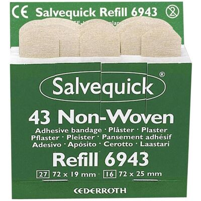 Söhngen Salvequick Bandes - Hypoallergénique, Résistant à l'eau, 43 pièces - Publicité Söhngen Salvequick Bandes - Hypoallergénique, Résistant à l'eau, 43 pièces - Publicité