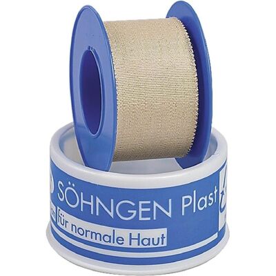 Söhngen, Pansements, Rouleau de pansement Plast Dimensions : 2,5 cm x 5m (l x L) Couleur : marron - Publicité Söhngen, Pansements, Rouleau de pansement Plast Dimensions : 2,5 cm x 5m (l x L) Couleur : marron - Publicité