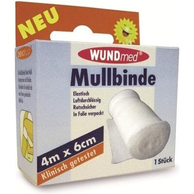 Bandage de Premiers Soins WUNDmed - Élastique - Publicité Bandage de Premiers Soins WUNDmed - Élastique - Publicité