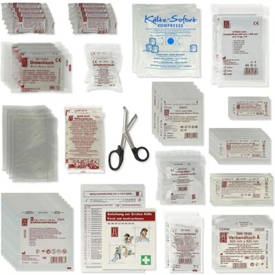 First Aid Only, Kit premiers secours, Nachfüllset DIN 13169 für Verbandkasten und -koffer - Publicité First Aid Only, Kit premiers secours, Nachfüllset DIN 13169 für Verbandkasten und -koffer - Publicité