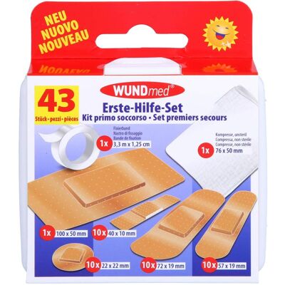 Magni, Kit premiers secours, Kit de premiers secours 43 pcs. (Accessoires de trousse de secours) - Publicité Magni, Kit premiers secours, Kit de premiers secours 43 pcs. (Accessoires de trousse de secours) - Publicité