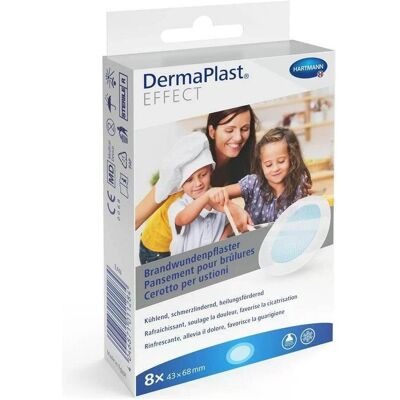 DermaPlast, Pansements, Effect Pansements pour brûlures (8x) - Publicité DermaPlast, Pansements, Effect Pansements pour brûlures (8x) - Publicité