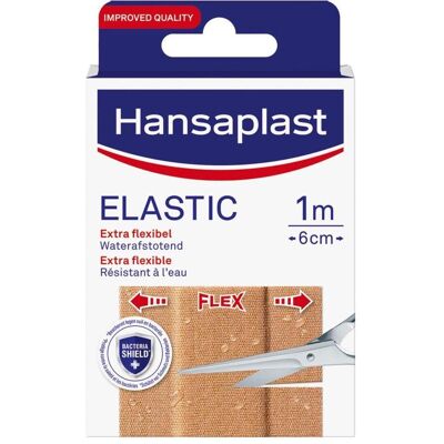 Hansaplast Élastique Imperméable - Pansement adhésif - Publicité Hansaplast Élastique Imperméable - Pansement adhésif - Publicité