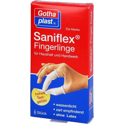 Gothaplast Saniflex Protecteurs de doigts - Finger protectors - Publicité Gothaplast Saniflex Protecteurs de doigts - Finger protectors - Publicité
