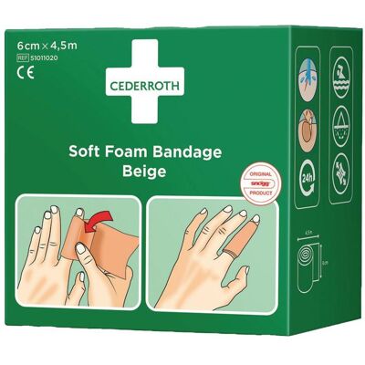 Cederroth, Bandage médical, Pansement spécial SOFT FOAM - Publicité Cederroth, Bandage médical, Pansement spécial SOFT FOAM - Publicité