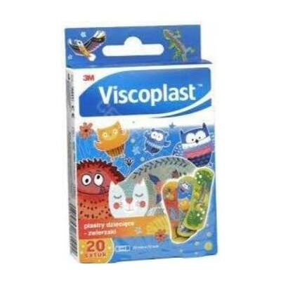 3M Pansements, Viscoplast, Kinderpflaster, Tiere, 20 Stück (20x) - Publicité 3M Pansements, Viscoplast, Kinderpflaster, Tiere, 20 Stück (20x) - Publicité