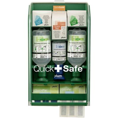 Plum, Kit premiers secours, Station de lavage oculaire QuickSafe Food Industry (Accessoires de trousse de secours, Trousse de secours) - Publicité Plum, Kit premiers secours, Station de lavage oculaire QuickSafe Food Industry (Accessoires de trousse de secours, Trousse de secours) - Publicité