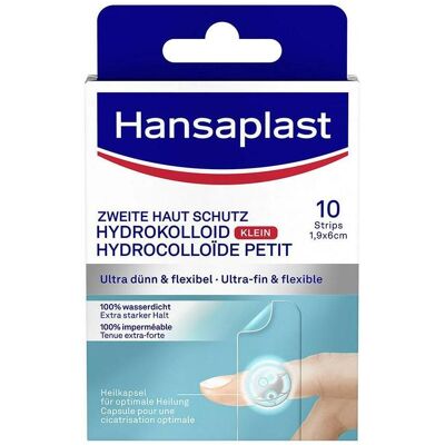 Hansaplast, Pansements, Protection seconde peau Hydrocolloïde Petit (10x) - Publicité Hansaplast, Pansements, Protection seconde peau Hydrocolloïde Petit (10x) - Publicité