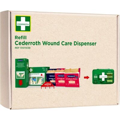 Trousse de Premiers Secours Cederroth - Pack de Recharges pour Soins des Plaies - Publicité Trousse de Premiers Secours Cederroth - Pack de Recharges pour Soins des Plaies - Publicité