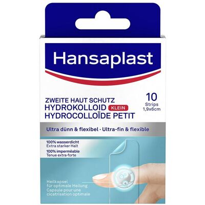 Hansaplast, Pansements, Protection seconde peau Hydrocolloïde Petit (10x) - Publicité Hansaplast, Pansements, Protection seconde peau Hydrocolloïde Petit (10x) - Publicité