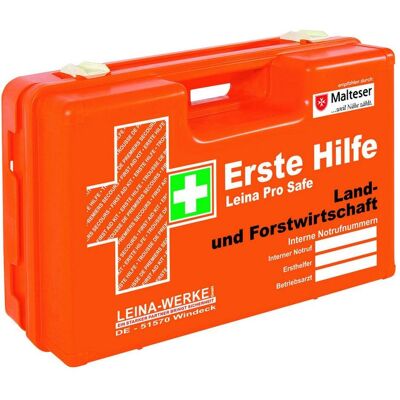 LEINA-WERKE Trousse de premiers secours Pro Safe Agriculture et Forêt - First Aid Kit - Publicité LEINA-WERKE Trousse de premiers secours Pro Safe Agriculture et Forêt - First Aid Kit - Publicité