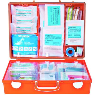 Trousse de Premiers Soins Söhngen - École 51-300 Personnes - Orange - Publicité Trousse de Premiers Soins Söhngen - École 51-300 Personnes - Orange - Publicité