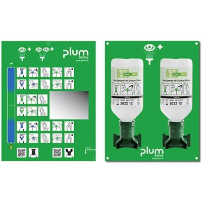 Plum C 1000 Ml Station de lavage oculaire - Eye Wash Station - Publicité Plum C 1000 Ml Station de lavage oculaire - Eye Wash Station - Publicité