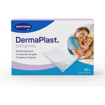DermaPlast, Bandage médical, Compresses de gaze - Publicité DermaPlast, Bandage médical, Compresses de gaze - Publicité