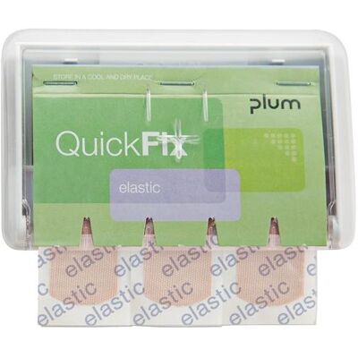 Distributeur Plum QuickFix - Premiers Secours, Transparent, 45 Pansements - Publicité Distributeur Plum QuickFix - Premiers Secours, Transparent, 45 Pansements - Publicité