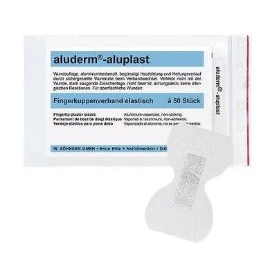 Söhngen, Pansements, aluderm-aluplast pansement pour le bout des doigts - Publicité Söhngen, Pansements, aluderm-aluplast pansement pour le bout des doigts - Publicité