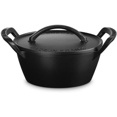 Le Creuset Récipient en Fonte Extérieur - 25cm - Noir Mat - Ustensiles de Cuisine - Publicité Le Creuset Récipient en Fonte Extérieur - 25cm - Noir Mat - Ustensiles de Cuisine - Publicité