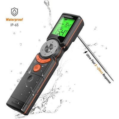 Termometerfabriken Thermomètre Numérique pour Viande - Minuterie - Publicité Termometerfabriken Thermomètre Numérique pour Viande - Minuterie - Publicité