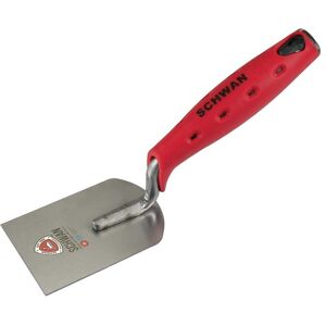 Schwan, Truelle + spatule, Truelle de plâtrier largeur 100 mm entièrement soudée, acier inoxydable avec manche en bois acier (10 cm) - Publicité Schwan, Truelle + spatule, Truelle de plâtrier largeur 100 mm entièrement soudée, acier inoxydable avec manche en bois acier (10 cm) - Publicité