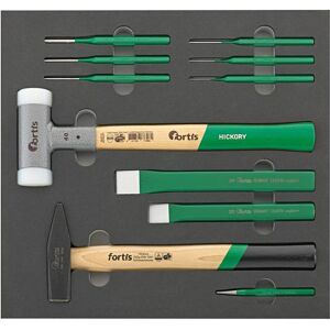 Fortis Burin, Module d'outils 2/3 marteau et burin 11 pièces - Publicité Fortis Burin, Module d'outils 2/3 marteau et burin 11 pièces - Publicité