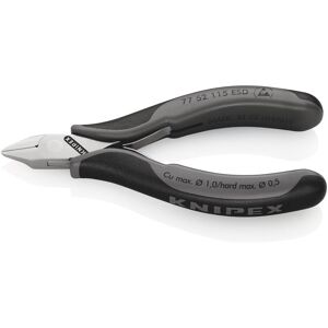 Knipex, Coupe-boulons + pince coupante diagonale, Pince coupante de côté pour l'électronique ESD (115 mm) - Publicité Knipex, Coupe-boulons + pince coupante diagonale, Pince coupante de côté pour l'électronique ESD (115 mm) - Publicité