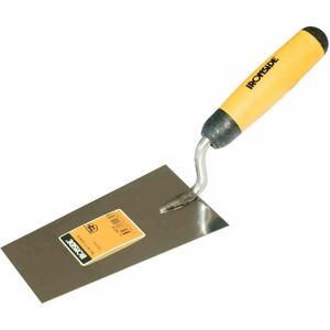 Ironside, Truelle + spatule, Truelle à plâtre 140 mm avec manche bi-matière, 1 pièce, 160245 (14 cm) - Publicité Ironside, Truelle + spatule, Truelle à plâtre 140 mm avec manche bi-matière, 1 pièce, 160245 (14 cm) - Publicité