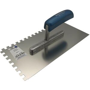 Promat, Truelle + spatule, Truelle Longueur 280 mm Largeur 130 mm Manche en hêtre Denture 8 x 8 mm Acier inoxydable (13 cm) - Publicité Promat, Truelle + spatule, Truelle Longueur 280 mm Largeur 130 mm Manche en hêtre Denture 8 x 8 mm Acier inoxydable (13 cm) - Publicité