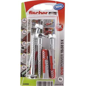 Fischer, Cheville, DuoPower 10x50 S K - Publicité Fischer, Cheville, DuoPower 10x50 S K - Publicité