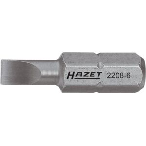 HAZET, Embouts, Embout-tournevis (bit) 2208-10 ∙ Hexagone massif 6,3 (1/4 pouce) ∙ Profil à fente ∙ 1.2 x 6.5… (Fente de vis) - Publicité HAZET, Embouts, Embout-tournevis (bit) 2208-10 ∙ Hexagone massif 6,3 (1/4 pouce) ∙ Profil à fente ∙ 1.2 x 6.5… (Fente de vis) - Publicité