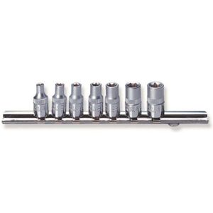 Jonnesway, Clé à douille + douilles, Jeu de clés à douilles Torx E, 1/4, E4-E11 - Publicité Jonnesway, Clé à douille + douilles, Jeu de clés à douilles Torx E, 1/4, E4-E11 - Publicité