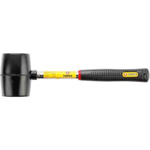 Topex, Marteau, Marteau en caoutchouc avec poignée en acier 450g 325mm (02A305) (450 g) - Publicité Topex, Marteau, Marteau en caoutchouc avec poignée en acier 450g 325mm (02A305) (450 g) - Publicité