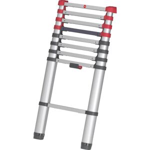 Hailo, Échelle, FlexLine, échelle télescopique de sécurité en aluminium, 9nombre de barreaux (Échelle télescopique, 264 cm) - Publicité Hailo, Échelle, FlexLine, échelle télescopique de sécurité en aluminium, 9nombre de barreaux (Échelle télescopique, 264 cm) - Publicité