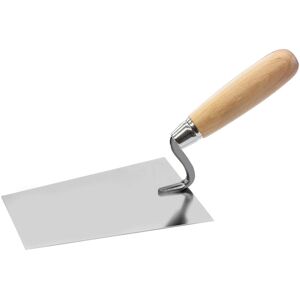 Tectool, Truelle + spatule, LOUCHE MAÇON MANCHE S, INOX, BOIS, 180MM - Publicité Tectool, Truelle + spatule, LOUCHE MAÇON MANCHE S, INOX, BOIS, 180MM - Publicité