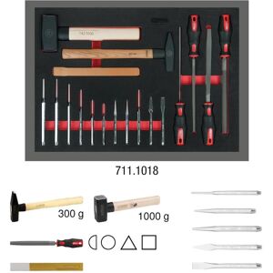 KS Tools, Rangement d’outils : accessoires, Jeu de limes, ciseaux et marteaux, 18 pièces, insertion de toute la surface de poussée - Publicité KS Tools, Rangement d’outils : accessoires, Jeu de limes, ciseaux et marteaux, 18 pièces, insertion de toute la surface de poussée - Publicité