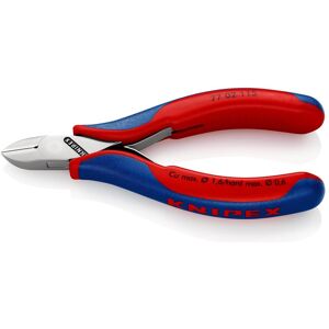 Knipex, Coupe-boulons + pince coupante diagonale, Pince coupante de côté pour l'électronique 77 02 115 SB (115 mm) - Publicité Knipex, Coupe-boulons + pince coupante diagonale, Pince coupante de côté pour l'électronique 77 02 115 SB (115 mm) - Publicité