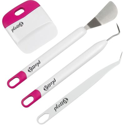 Ensemble d'outils plottiX - Accessoires pour Traceur de Découpe - Publicité Ensemble d'outils plottiX - Accessoires pour Traceur de Découpe - Publicité